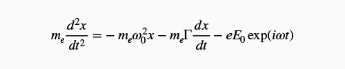 Lorentzモデルの運動方程式
