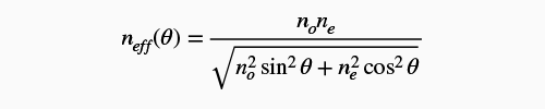 屈折率楕円体(2)式